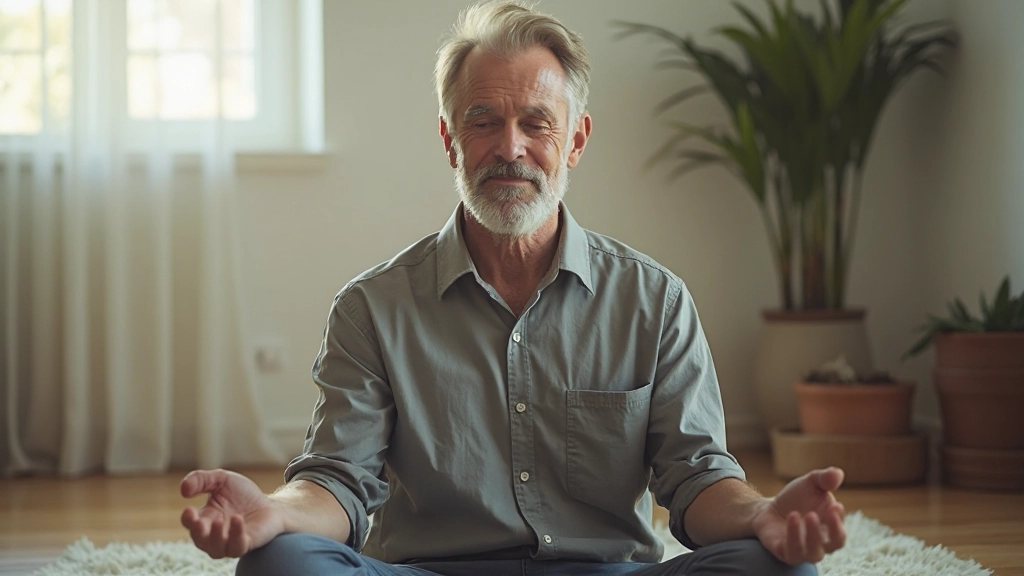 Человек, медитирующий в спокойной обстановке для развития психической устойчивости