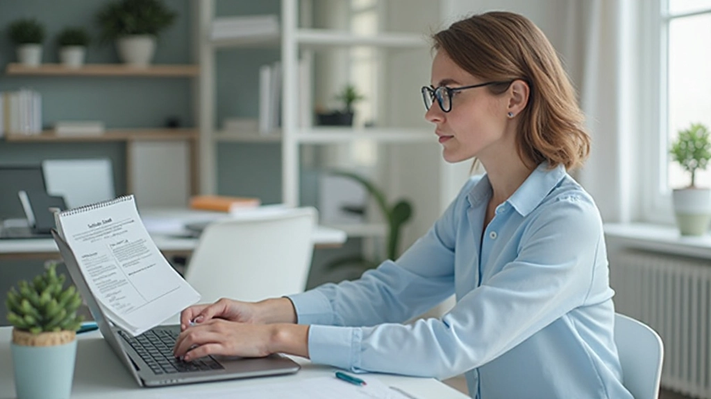 Профессиональное фото человека, работающего с планом развития в офисе